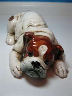 Vintage Yorkie Yorkshire Terrier Clay Ceramic Miniature Dog Figurine 