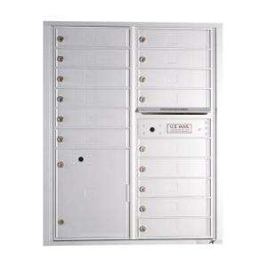Florence 4C Suite A 15 Compartment Mailbox Module Postal Grey (4CAT2 