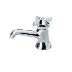 Sentinel Single Hole 1 Handle Low Arc Compression Bathroom Faucet in 