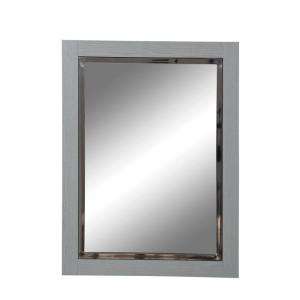   in. x 24 in. Birch Slate Framed Wall Mirror 9719 SLT 