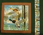 Mallard & Wood Duck Doorstop Centerpiece Panel #0436