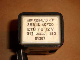 89 95 Nissan 240SX S13 Power Window Amplifier Amp Relay  