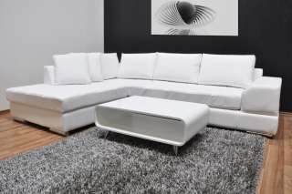 Design Polsterecke Couch Garnitur Big Sofa DIVA Wohnlandschaft mit 