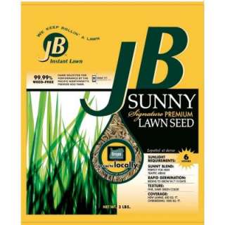 JB 3 lb. Perennial Ryegrass Lawn Seed SUN3 