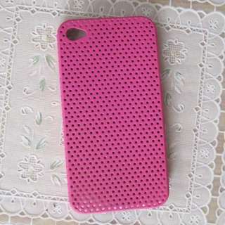 Net Mesh Hard Back Case for iPhone 4th 4G 4S 10 Colors  