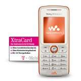  Sony Ericsson W200i in Weiß/Orange Prepaid Handy Xtra Pac 