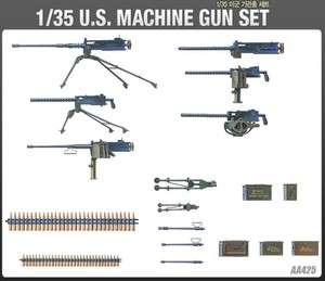 JJHOBBY] 1/35 ACADEMY MINIATURE U.S. MACHINE GUN SET  