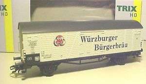 Trix HO DB Wurzburger Burgerbrau Beer Car From Set  