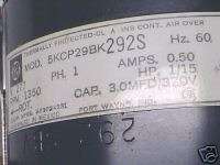 GE 5KCP29BK 1350 RPM 1/15 HP Electric Motor  