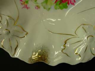 Vintage Sorau Porcelain Factory PS Floral China Bowl Germany  
