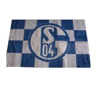 FC SCHALKE 04   FAHNE KARO  Sport & Freizeit