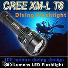 800LM CREE XM L T6 LED Tauchlampe ,LED Taschenlampe *di