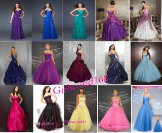 Stock New bridesmaid Evening Dress Prom Formal Gown 6.8.10.12.14.16 