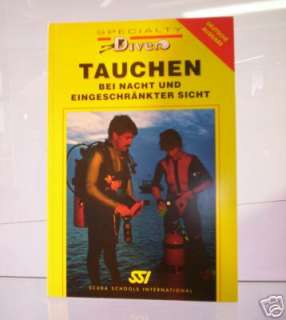 SSI Specialty Diver Nachttauchen Lehrbuch Lernbuch  