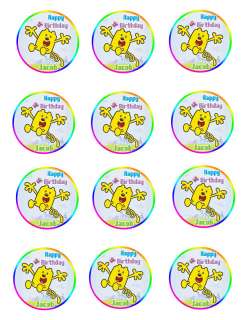 WOW WOW WUBBZY Edible Party Cupcake Image Favor Supply  