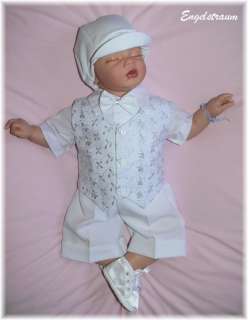 SOMMER Baby Taufanzug weiss Anzug Gr. 62,68,74,80,86  