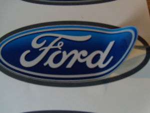 Ford Aufkleber   Ford Oval   Ford Markenzeichen 9,5 cm  