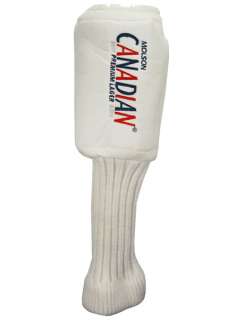  Golf Driver Headcover   Molson Canadian Beer Can Novelty Head Cover 