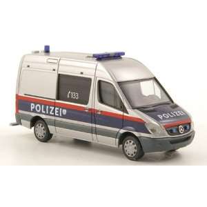 Mercedes Sprinter, Polizei Österreich, Modellauto, Fertigmodell 