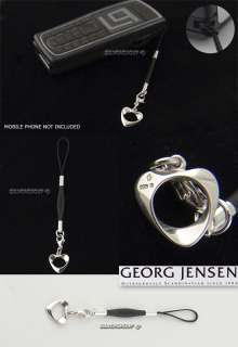 Georg Jensen Silver Mobile Charm with Heart  