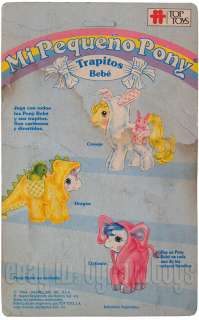 MY LITTLE PONY Baby Pony Wear Bunny Suit MIP Made in Argentina 1984 
