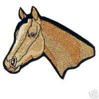 Buckskin Horse Head Patch Embroidery Applique iron sew  