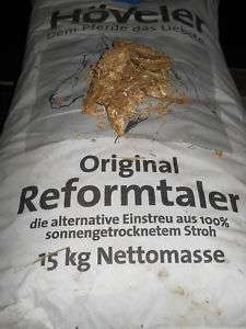 Strohpellets Einstreu Hobelspäne ersatz15kg Reformtaler  