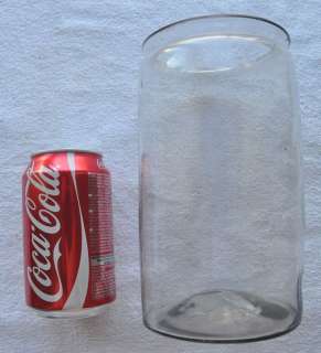 19th Century Russia BIG Handblown Bubbly Glass Jar RARE  