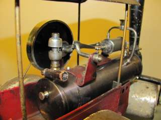 VINTAGE ANTIQUE TIN TOY LIVE STEAM ENGINE DOLL MARKLIN PLANK 1912 
