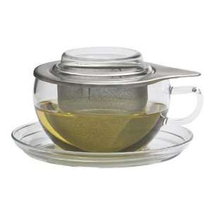 Teetasse Tea Time I inkl. Edelstahl Filtereinsatz,  Küche 