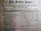 Rare 1890 Native American NEWSPAPER Early INDIAN BASEBALL Carlisle 