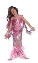   Kinder Kostüm kleine Meerjungfrau in pink Größe M für Kinder von 5