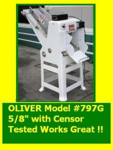 OLIVER 797G Gravity Bread Slicer 5/8 Counter Censor  