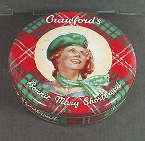 Vintage Crawfords Bonnie Mary Shortbread Tin  