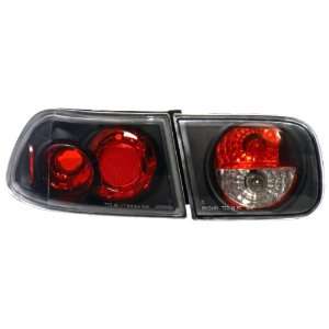 Anzo USA 221056 Honda Civic Black Tail Light Assembly   (Sold in Pairs 