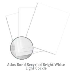  Atlas Bond Recycled Bright White Paper   500/Ream Office 
