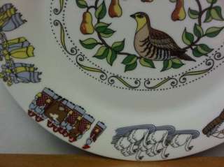 12 Days of Christmas Plate from The Quail Collection  