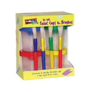  Paint Cups and Brushes By Chenille Kraft Toys & Games