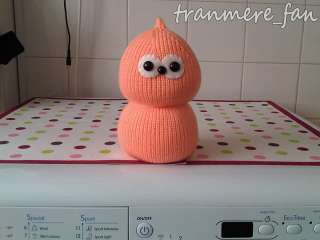 EDF Energy blob handknitted soft toy   HANDKNITTED, UNOFFICIAL  