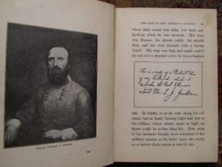 1899   THE LIFE OF GENERAL STONEWALL JACKSON   FIRST ED  