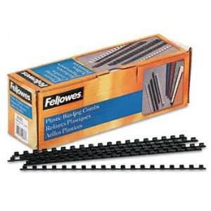  Fellowes® Plastic Comb Bindings BINDING,PLAS,1/4,100PK,BK 