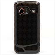 Clear Smoke Grey Argyle Candy Skin Case Cover for HTC Droid Incredible 