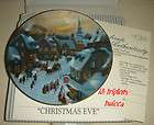 Lloyd Garrison Scenes Of Christmas Past Victorian CHRISTMAS EVE Plate 