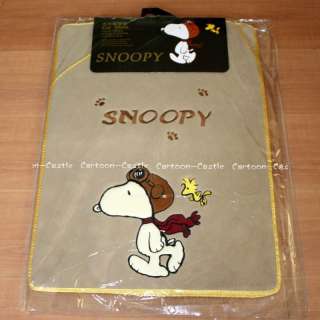 Peanuts Gang Snoopy Auto Car Plush Floor Mat Carpet 5pc  