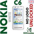 BNIB NOKIA C6 WHITE FACTORY UNLOCKED NO LOGOS OEM GSM