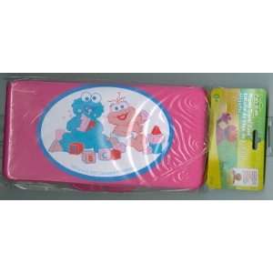    Sesame Street Baby Infant Diaper Wipes Travel Case Pink Baby