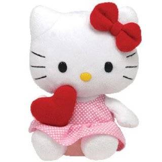 Ty Beanie Babies Hello Kitty St. Valentines Day Gift   Red Heart 