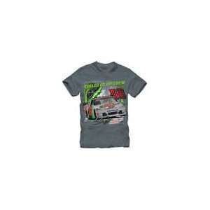 NASCAR Dale Earnhardt Jr. #88 Diet Mountain Dew Grey Adult Tee Shirt 