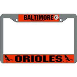  Baltimore Orioles MLB Chrome License Plate Frame by Rico 