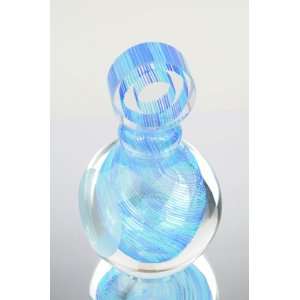 Murano Design Hand Blown Glass Art   Under The Sea Series   Light Blue 